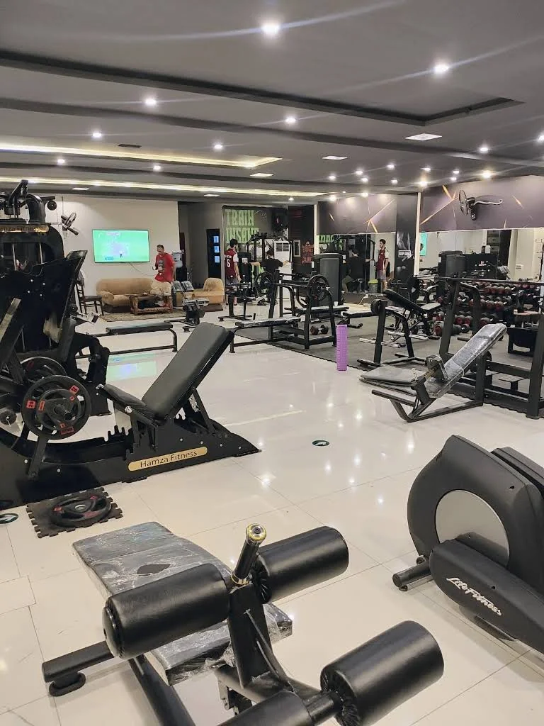 Weights and equipment at H Fitness